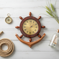 Anchor Wheel Clock