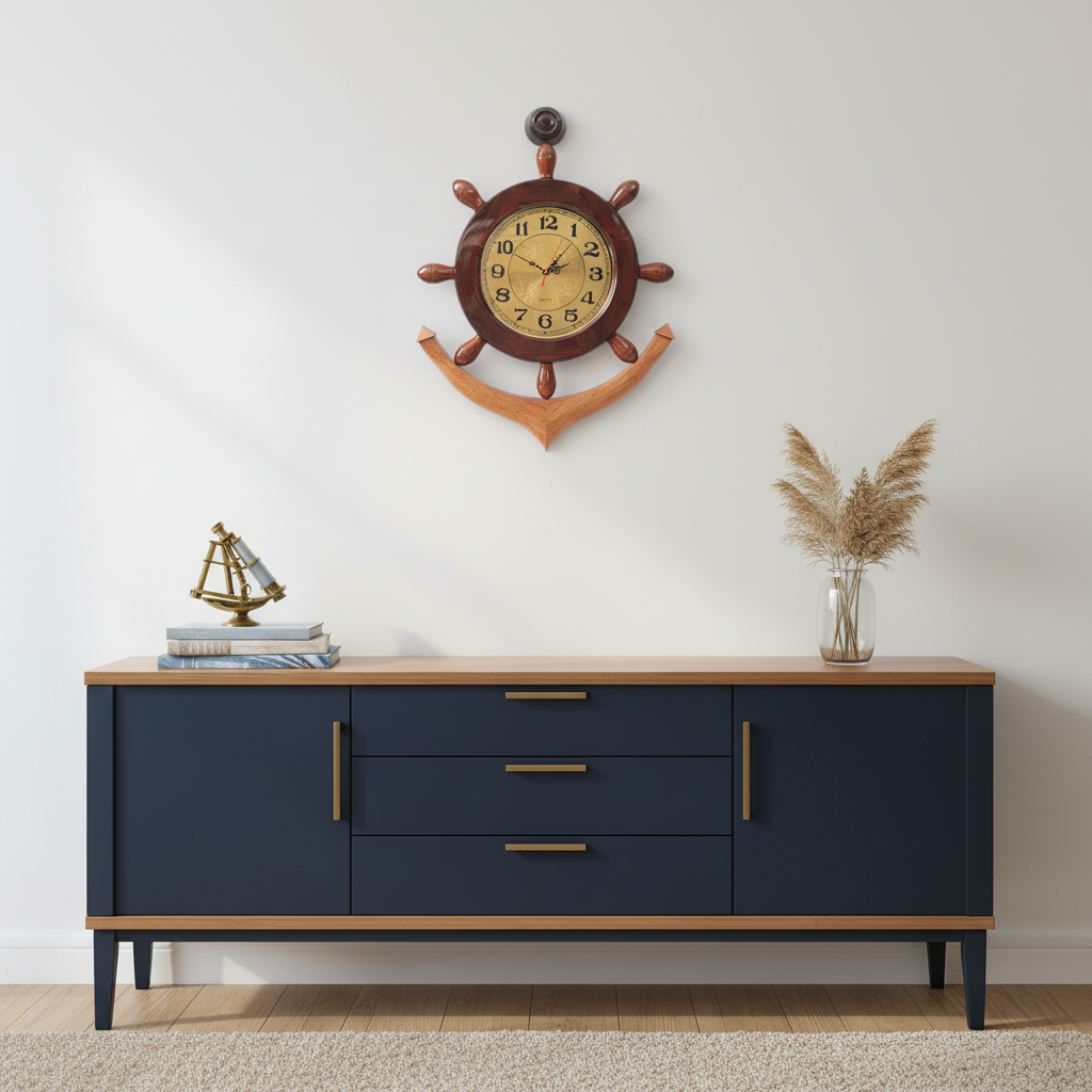 Anchor Wheel Clock
