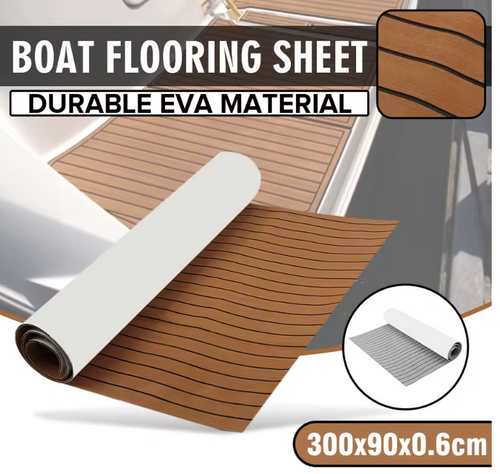 EVA Foam Teak Deck — Self-Adhesive Boat Flooring