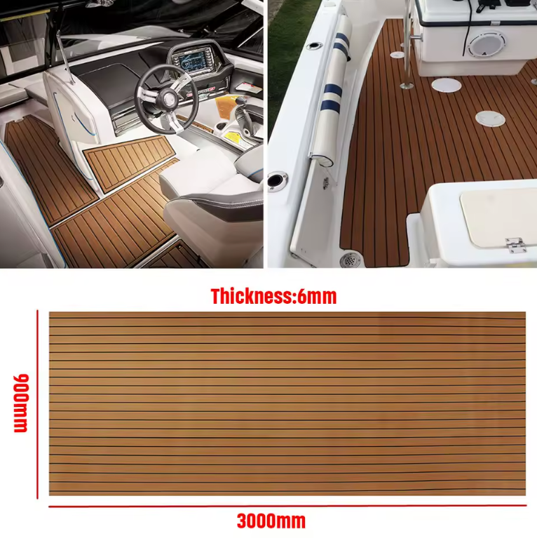 EVA Foam Teak Deck — Self-Adhesive Boat Flooring