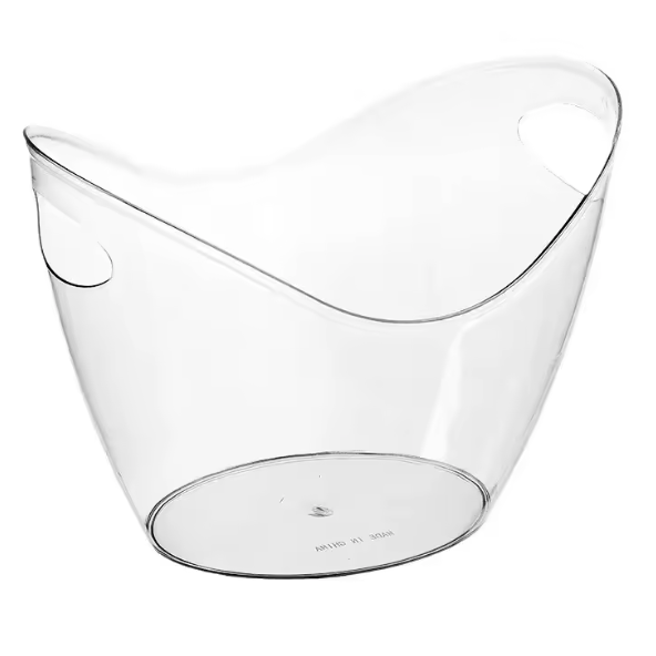 Transparent Ice Bucket 4L — Wine & Champagne Cooler