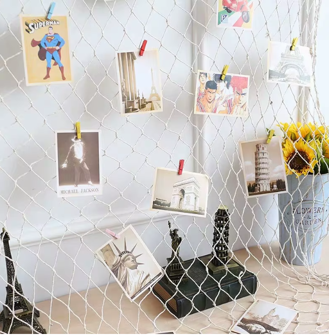 Decorative Fishing Net — Mediterranean Nautical Wall Decor