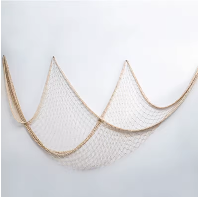 Decorative Fishing Net — Mediterranean Nautical Wall Decor