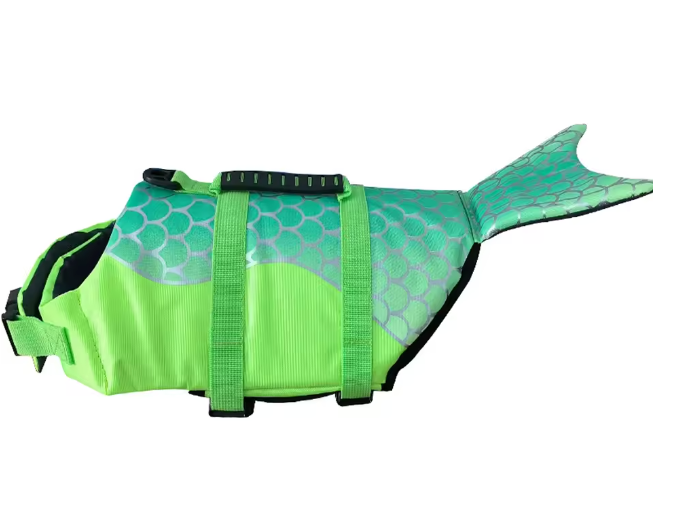 Dog Swim Vest with Rescue Handle — Adjustable Flotation Aid for Dogs and Cats, Ideal for Pool, Beach, Boating