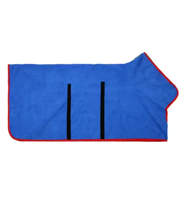 Pet Bathrobe — Highly Absorbent, Quick-Drying Dog & Cat Towel Coat with Adjustable Fit, for Small, Medium & Large Pets
