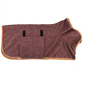 Pet Bathrobe — Highly Absorbent, Quick-Drying Dog & Cat Towel Coat with Adjustable Fit, for Small, Medium & Large Pets