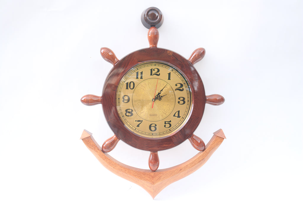Anchor Wheel Clock