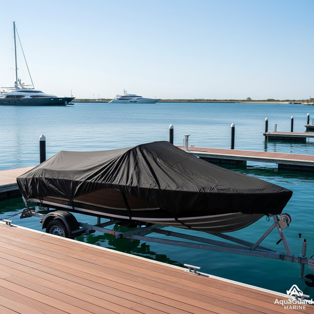 Boat Cover — Waterproof UV Protection | 11-22 ft