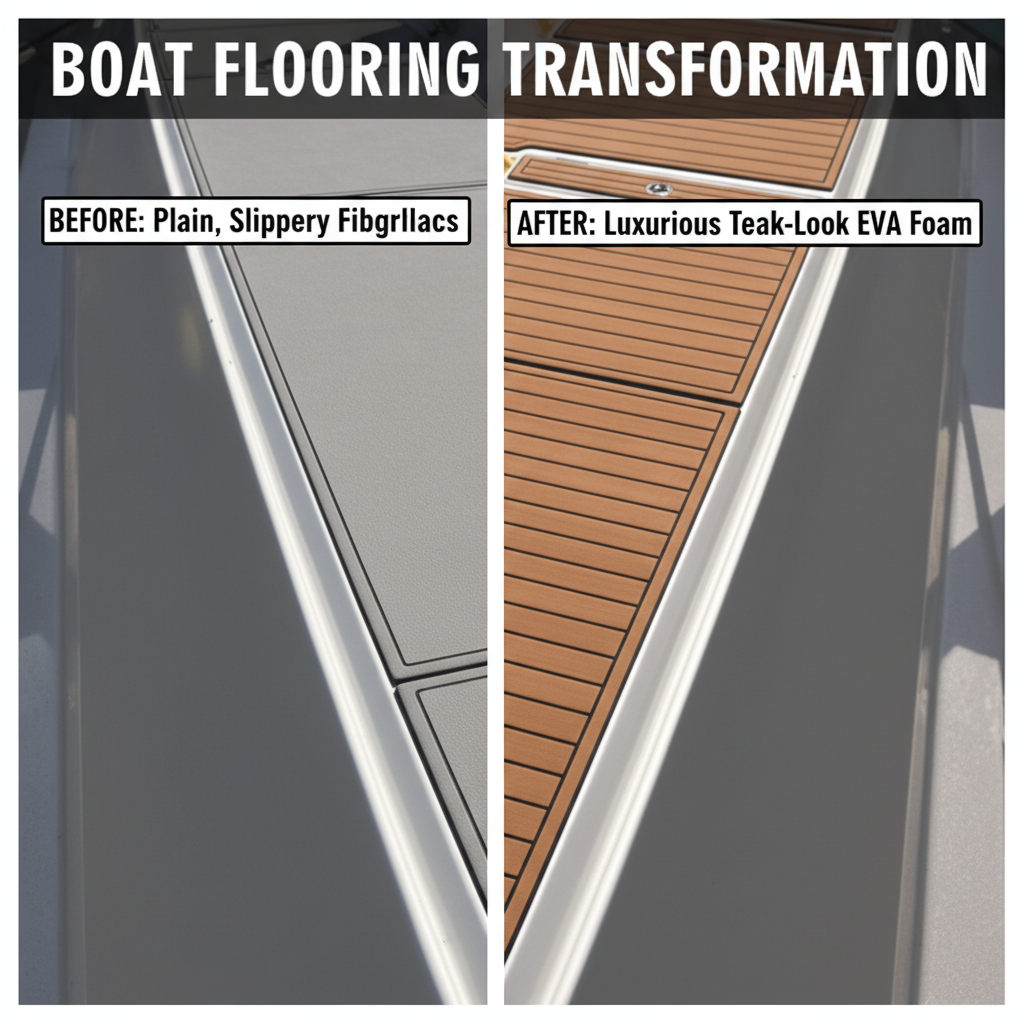EVA Foam Teak Deck — Self-Adhesive Boat Flooring