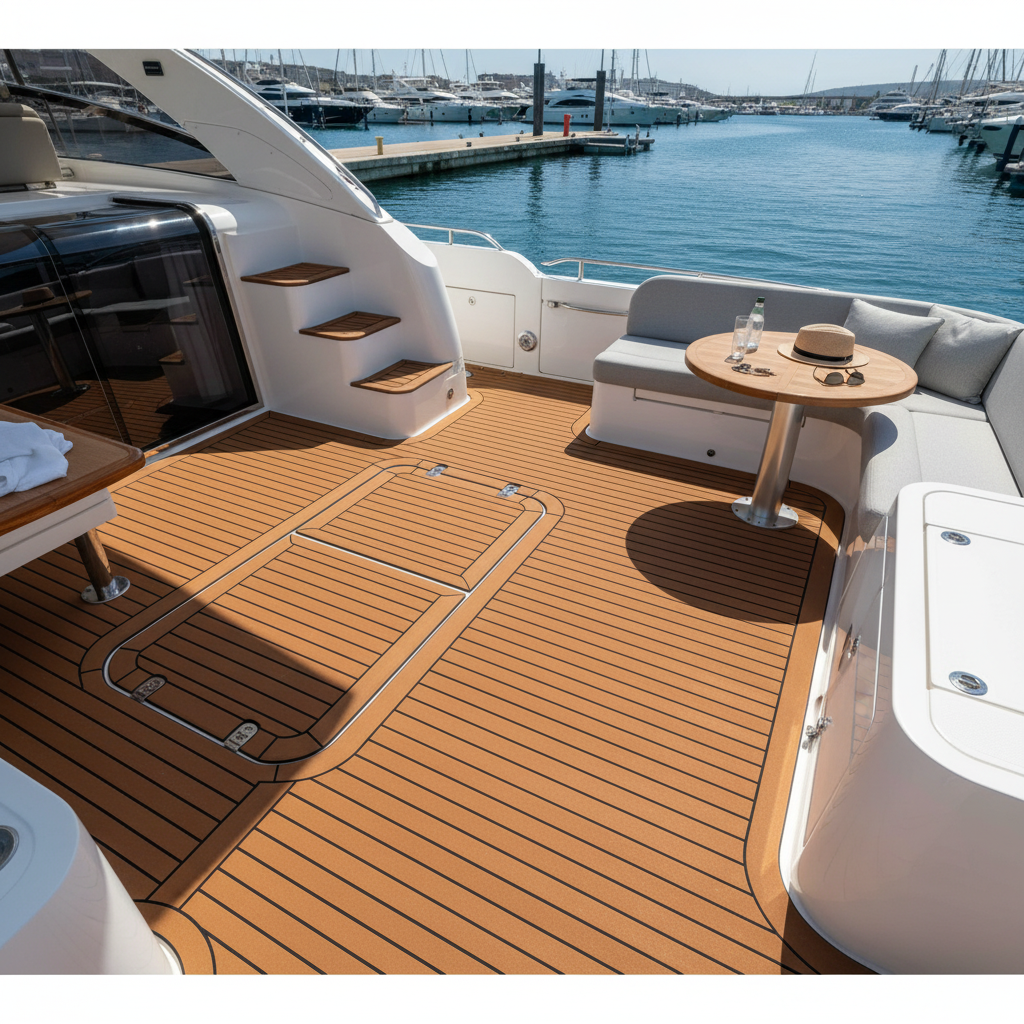 EVA Foam Teak Deck — Self-Adhesive Boat Flooring