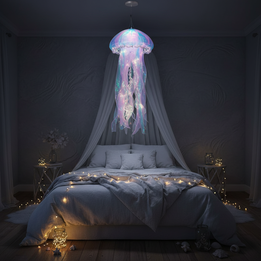 Jellyfish LED Lamp — Ocean Atmosphere Light