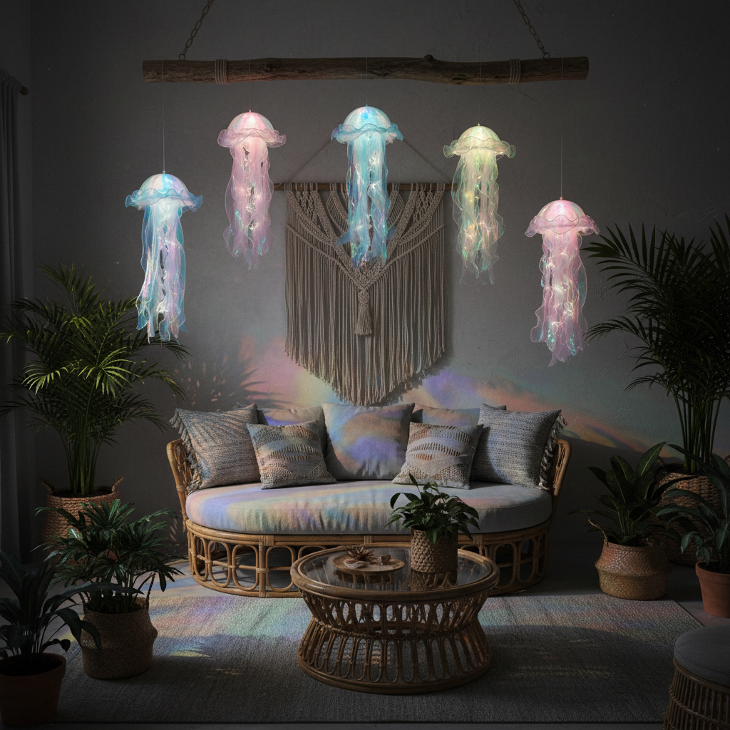 Jellyfish LED Lamp — Ocean Atmosphere Light